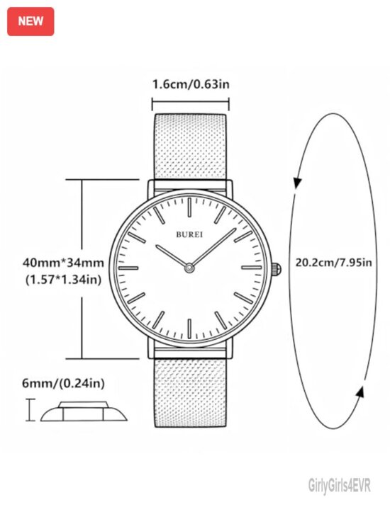 Minimalist Quartz Watch Analog Stainless Steel Mesh Bracelet Women\'s Waterproof main image 7